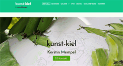 Desktop Screenshot of kunst-kiel.de