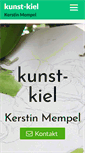 Mobile Screenshot of kunst-kiel.de