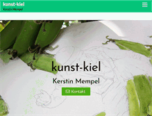 Tablet Screenshot of kunst-kiel.de
